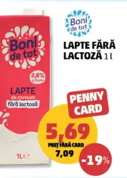 Penny Lapte fără lactoză Ofertă