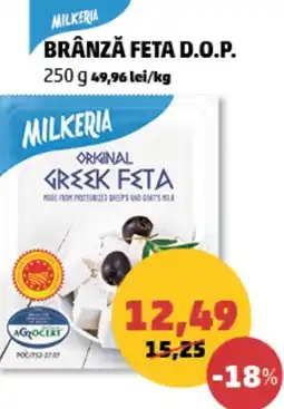 Penny MILKERIA Brânză feta d.o.p. Ofertă
