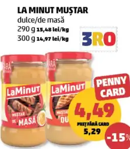 Penny La minut mustar dulce/de masă Ofertă