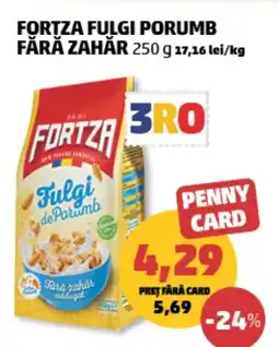 Penny Fortza fulgi porumb fără zahăr Ofertă