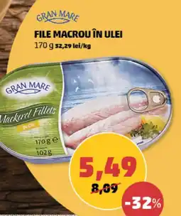 Penny GRAN MARE File macrou în ulei Ofertă