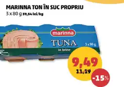 Penny Marinna ton în suc propriu Ofertă