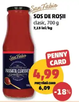 Penny San Fabio Sos de roşii clasic Ofertă