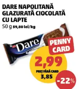 Penny Dare napolitană glazurată ciocolată cu lapte Ofertă