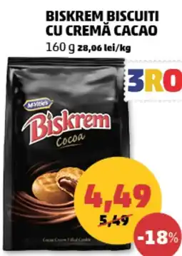 Penny Biskrem biscuiti cu cremă cacao Ofertă