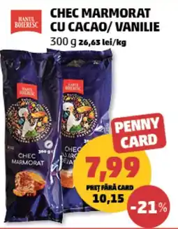 Penny Chec marmorat cu cacao/ vanilie Ofertă