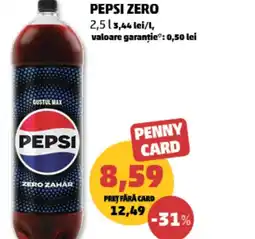 Penny Pepsi zero Ofertă