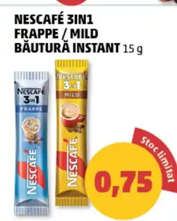 Penny Nescafé 3in1 frappe / mild băutură instant Ofertă