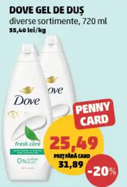 Penny Dove gel de duș Ofertă