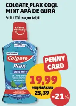 Penny Colgate plax cool mint apă de gură Ofertă