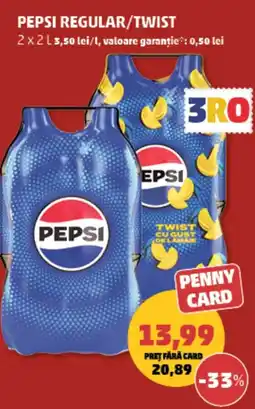 Penny Pepsi regular/twist Ofertă