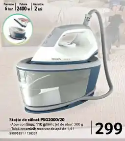 Selgros PHILIPS Stație de călcat PSG2000/20 Ofertă