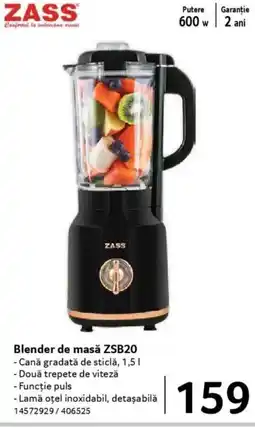 Selgros Blender de masă ZSB20 Ofertă
