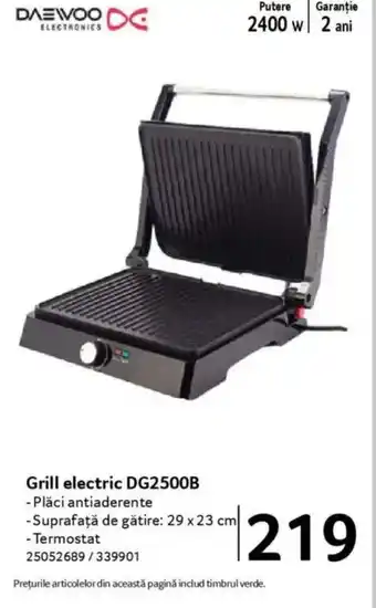Selgros Grill electric DG2500B Ofertă