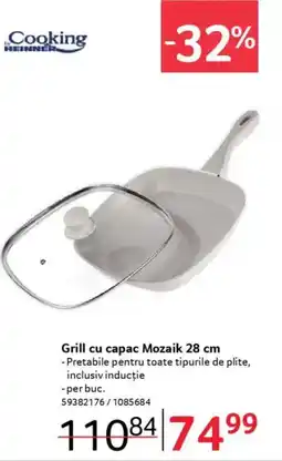 Selgros Grill cu capac Mozaik Ofertă