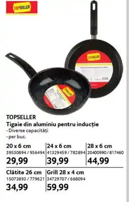 Selgros TOPSELLER Tigaie din aluminiu pentru inducție Ofertă
