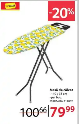 Selgros Masă de călcat Ofertă