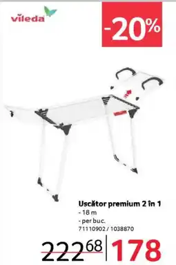 Selgros Uscător premium 2 în 1 Ofertă