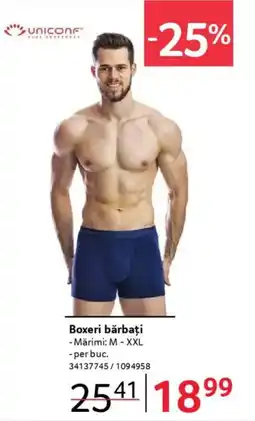 Selgros Boxeri bărbați Ofertă