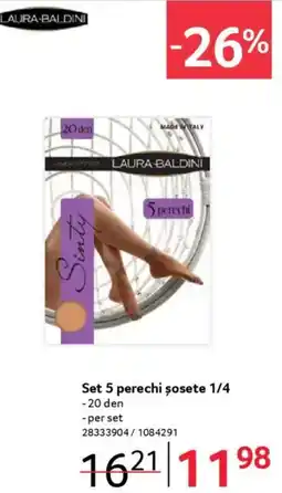 Selgros Set 5 perechi șosete 1/4 Ofertă