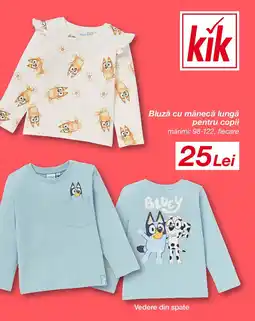 Kik Bluză cu mânecă lungă pentru copii Ofertă