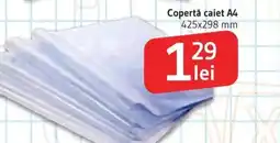 Supeco Copertǎ caiet A4 Ofertă