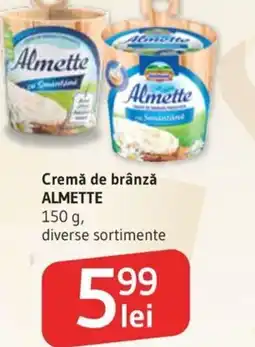 Supeco Cremă de brânză ALMETTE Ofertă