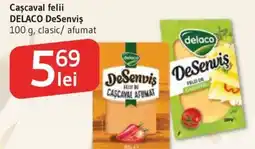 Supeco Cascaval felii DELACO Desenviş Ofertă