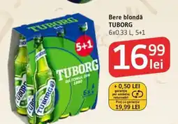 Supeco Bere blondǎ TUBORG Ofertă
