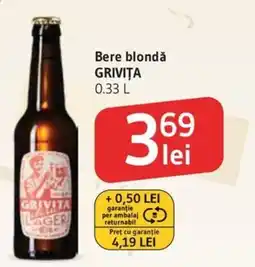 Supeco Bere blondă GRIVIŢA Ofertă