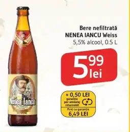 Supeco Bere nefiltratǎ NENEA IANCU Weiss Ofertă
