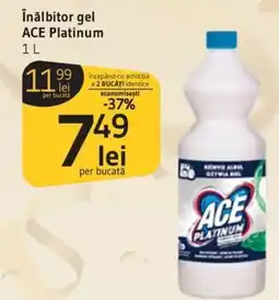 Supeco Înălbitor gel ACE Platinum Ofertă