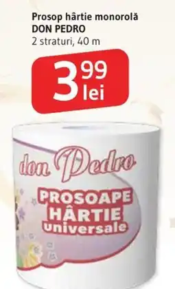 Supeco Prosop hârtie monorolǎ DON PEDRO Ofertă