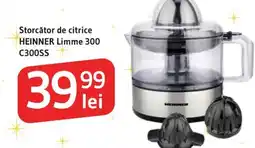 Supeco Storcător de citrice HEINNER Limme 300 C300SS Ofertă