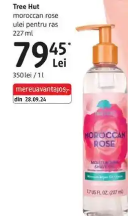 DM Tree Hut moroccan rose ulei pentru ras Ofertă