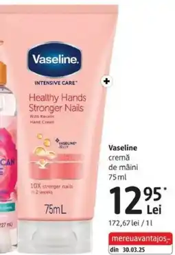 DM Vaseline cremă de mâini Ofertă