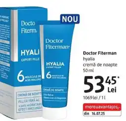 DM Doctor Fiterman hyalia cremă de noapte Ofertă