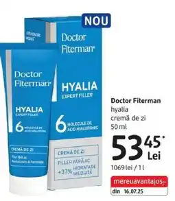 DM Doctor Fiterman hyalia cremă de zi Ofertă