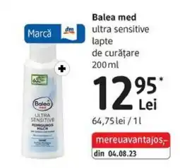 DM Balea med ultra sensitive lapte de curăţare Ofertă