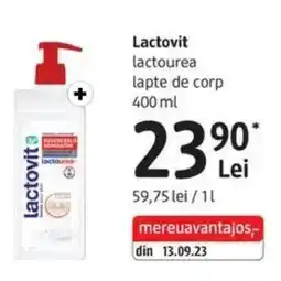 DM Lactovit lactourea lapte de corp Ofertă
