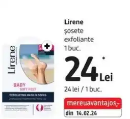 DM Lirene Şosete exfoliante Ofertă