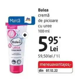 DM Balea Balea cremă cu uree Ofertă
