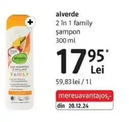 DM Alverde 2 în 1 family sampon Ofertă
