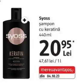 DM Syoss sampon cu keratinǎ Ofertă
