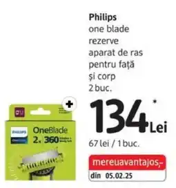 DM Philips one blade rezerve aparat de ras pentru faţă şi corp Ofertă