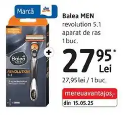 DM Balea MEN revolution 5.1 aparat de ras Ofertă