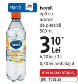 DM Ivorell apă cu aromǎ de piersicǎ Ofertă