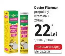 DM Doctor Fiterman propolis şi vitamina C Ofertă