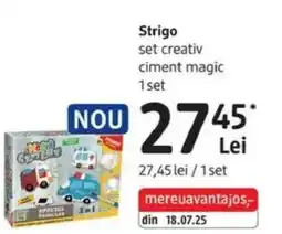 DM Strigo set creativ ciment magic 1 set Ofertă