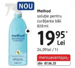 DM Method soluţie pentru curăţarea băii Ofertă